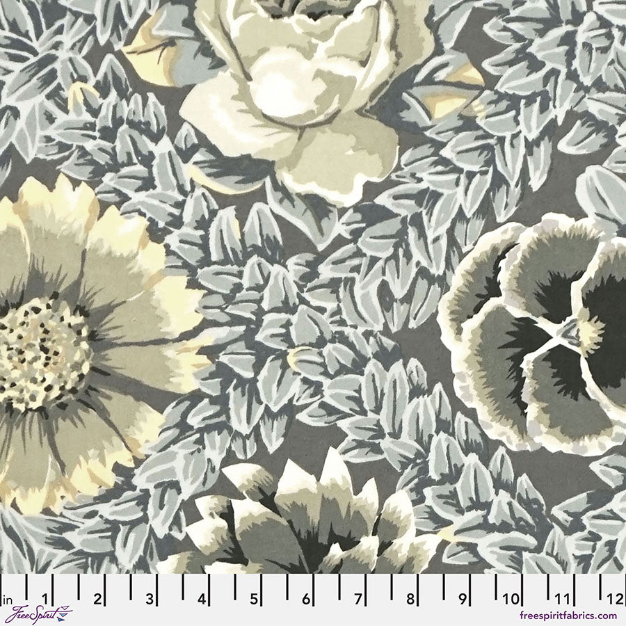 Flower Lattice (Grey) by Kaffe Collective