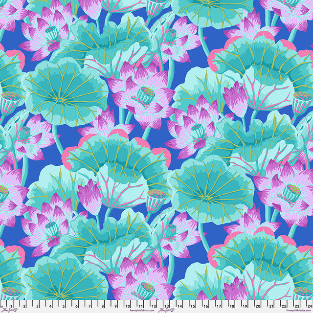 Lake Blossoms (Turquoise) by Kaffe Collective