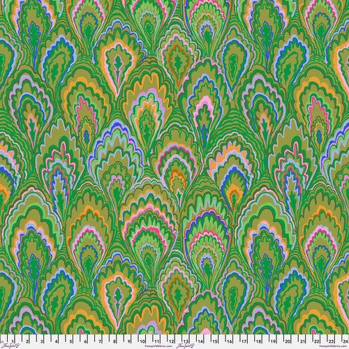 Marble Scallops (Green) by Kaffe Collective