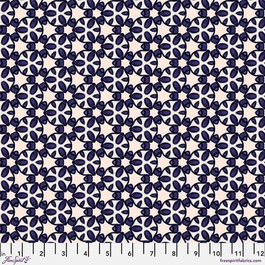 Garden Trellis (Navy) by Kirstin Kratz