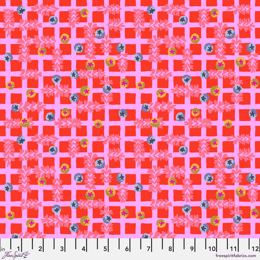 Small Blueberry Dancefloor (Red) by Penny Jeffries
