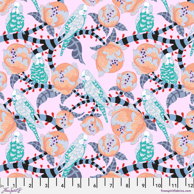 Budgie Breath (Turquoise) by Penny Jeffries