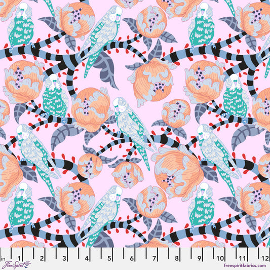 Budgie Breath (Turquoise) by Penny Jeffries
