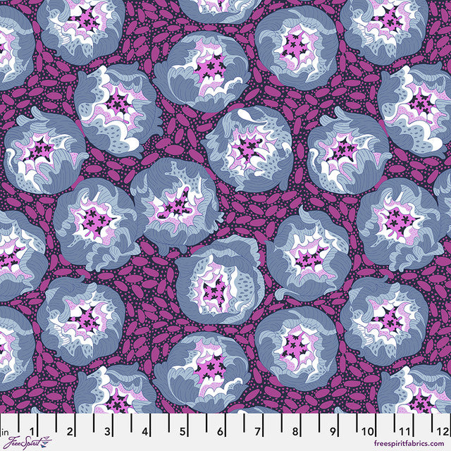 Flower Festival (Blue) by Penny Jeffries