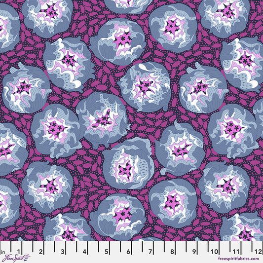 Flower Festival (Blue) by Penny Jeffries