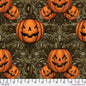 Pumpkin Damask (Olive)