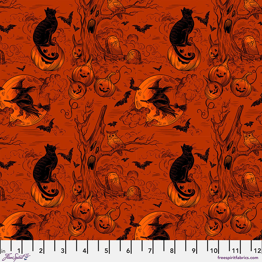 Haunted Toile (Orange)