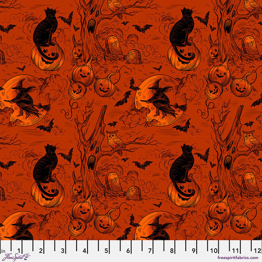 Haunted Toile (Orange)