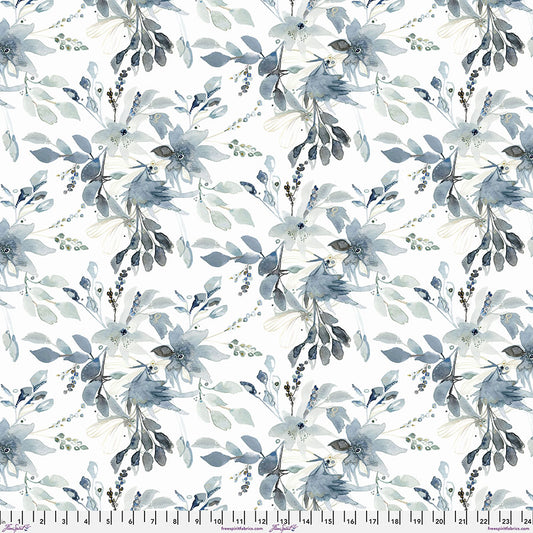 Coastal Wildlowers (Dusty Blue) by Shell Rummel