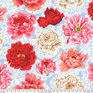 108" WIDE -Brocade Peony (natural) by Kaffe Collective - HALF METRE