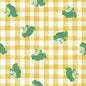 Frog Gingham  (Sunshine)