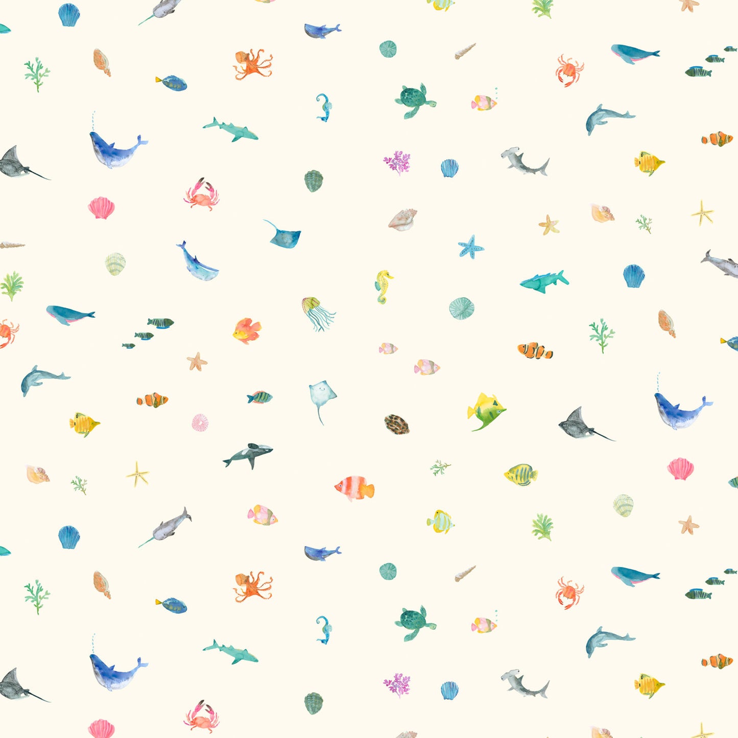 Under the Sea Fat Quarter Bundle - wee blue bell (PREORDER)