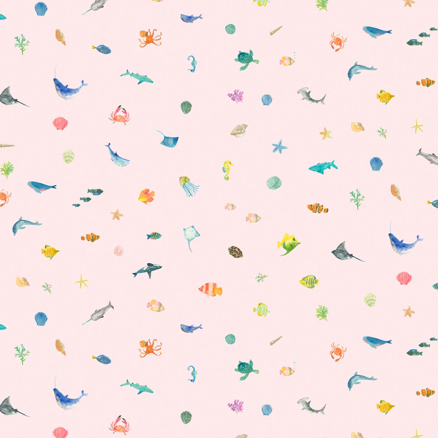 Under the Sea Fat Quarter Bundle - wee blue bell (PREORDER)