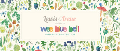 Garden Explorer Fat Quarter Bundle - Wee bluebell